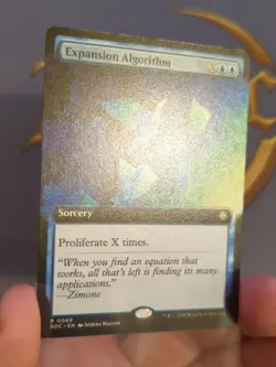 Expansion Algorithm - Secrets of Strixhaven: Commander - Mint EXT ART Non-Foil - Image 3