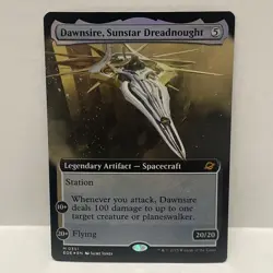Dawnsire, Sunstar Dreadnought (Extended Art) - Foil NM MTG Edge of Eternities - Image 3