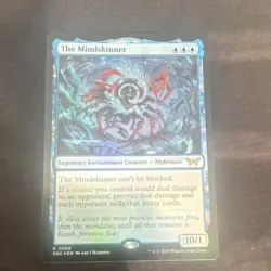 Wizards of the Coast The Mindskinner Duskmourn Rare Blue Foil Creature 66 - Image 1