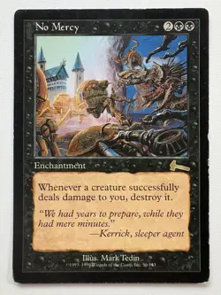 MTG Magic No Mercy Urza's Legacy 56/144 Regular Rare HP PWE Tracking ! - Image 1