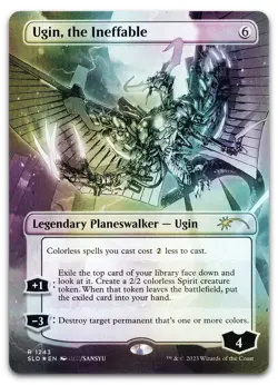 Ugin, the Ineffable (Borderless) #1243 (Foil) NM Secret Lair Drop SLD Magic MTG - Image 1