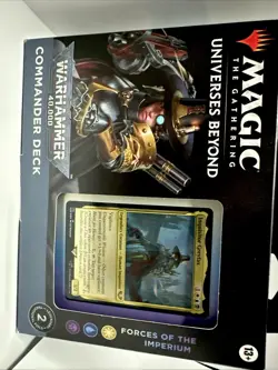 MTG Universes Warhammer 40K Commander Forces of Imperium Deck Magic Gathering - Image 2