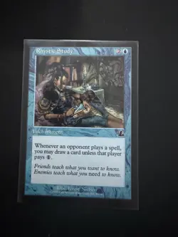 MTG MAGIC THE GATHERING WIZARDS RHYSTIC STUDY PROPHECY 51/143 - Image 2