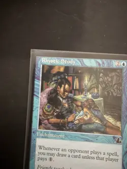 MTG MAGIC THE GATHERING WIZARDS RHYSTIC STUDY PROPHECY 51/143 - Image 3
