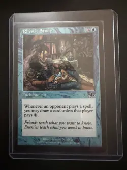 MTG MAGIC THE GATHERING WIZARDS RHYSTIC STUDY PROPHECY 51/143 - Image 1