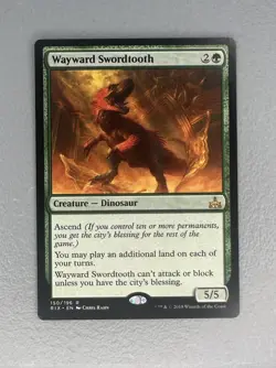 MTG - Wayward Swordtooth | Rivals of Ixalan | LP | 150/196 R - Image 1