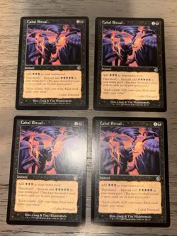 4x MTG Cabal Ritual NM Torment 51/143 Regular Common - Image 2