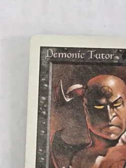Mtg Magic Demonic Tutor Revised Edition LP - Image 3