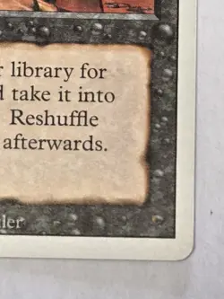 Mtg Magic Demonic Tutor Revised Edition LP - Image 5