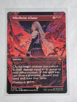 Nibelheim Aflame (Borderless) Final Fantasy Regular - Image 1
