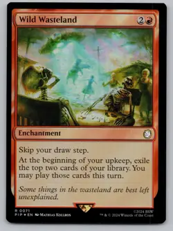Wild Wasteland 71 Rare Universes Beyond: Fallout MTG Foil NM - Image 1