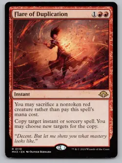 Flare of Duplication 119 Rare Modern Horizons 3 MTG Near Mint - Image 1