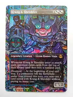 Krang & Shredder 201 BORDERLESS Teenage Mutant Ninja Turtles MTG - Image 1