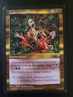 Cadaverous Bloom - Mirage (1996) - LP - Reserved List Magic: The Gathering MTG - Image 1