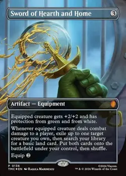 Sword of Hearth and Home - Foil Extended Art Promo TMC NM MTG - Image 1