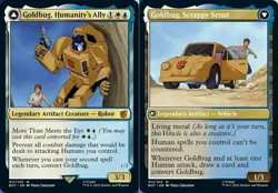 1 x Goldbug, Humanity's Ally // Goldbug, Scrappy Scout - Universes Beyond: Trans - Image 1