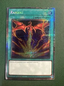 Raigeki MP25-EN015 Starlight Rare Light Played Yugioh 2025 Mega-Pack - Image 1