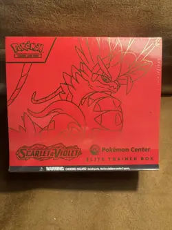 Pokemon Center Exclusive Scarlet & Violet Base Koraidon Red ETB (SV1) - Image 1