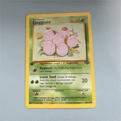 Exeggcute 52/64 Jungle 1st Edition Common Regular 50 HP Pokemon TCG Card 1999 - Image 1