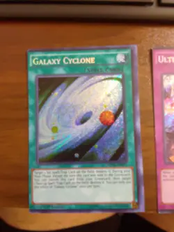 Yugioh Misprint Miscut Mp16 Secret Rare Galaxy Cyclone Ultimate Providence X 2 - Image 2
