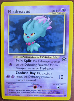 Pokemon black star 39 Misdreavus - Image 1