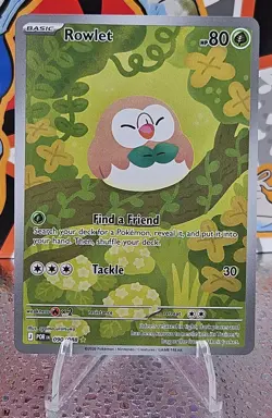 Rowlet 090/088 Illustration Rare Me03: Perfect Order Pokemon TCG - NM - Image 1