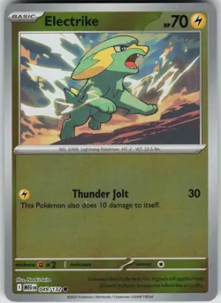 Electrike - 049/132 - Pokemon TCG - ME01: Mega Evolution - Reverse Holo - NM - Image 1