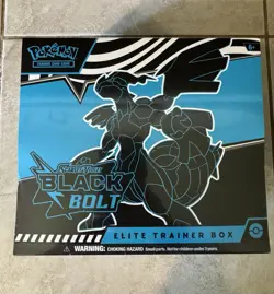 Pokemon Scarlet & Violet: Black Bolt Factory Sealed ETB Elite Trainer Box - Image 1