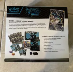 Pokemon Scarlet & Violet: Black Bolt Factory Sealed ETB Elite Trainer Box - Image 2