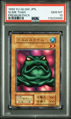 YuGiOh PSA10 Frog The Jam Premium Pack Ultra Rare Japanese Early Print - Image 1