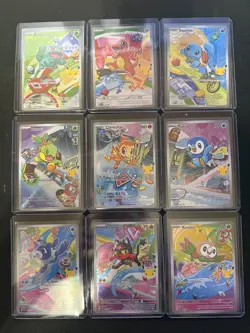 Pokemon First Partner Illustration Collection Series 1 Complete Set Near Mint - Image 1