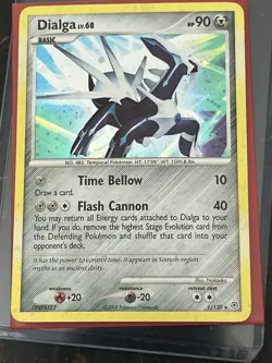 Dialga 1/130 | Diamond & Pearl | Holo Rare | Pokemon | 2007 HOLO BLEED - Image 1