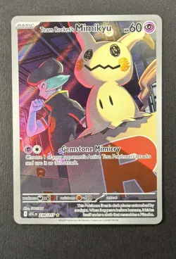 Pokemon TCG Team Rocket's Mimikyu Ascended Heroes Full Art Rare 238/217 English - Image 1