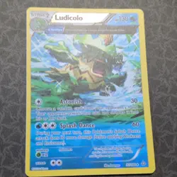 Pokemon Ludicolo 37/160 XY-Primal Clash Rare Reverse Holo English 130 HP Stage 2 - Image 1