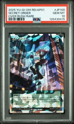 YuGiOh PSA10 Rush Duel Mission Start Over Rush Rare Japan TCG Collector - Image 2