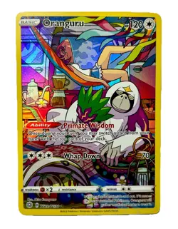 Oranguru TG12/TG30 NM SWSH Brilliant Stars Trainer Gallery Holo Pokemon TCG 2022 - Image 1