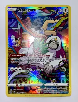 Oranguru TG12/TG30 NM SWSH Brilliant Stars Trainer Gallery Holo Pokemon TCG 2022 - Image 4