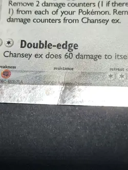 Chansey ex 96/109 Ruby and Sapphire Holofoil Ultra Rare Pokemon TCG - Image 3