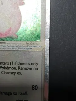 Chansey ex 96/109 Ruby and Sapphire Holofoil Ultra Rare Pokemon TCG - Image 4