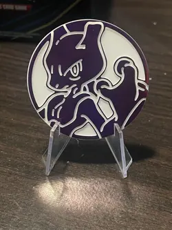 Mewtwo Jumbo Pokemon Plastic Coin - Image 1