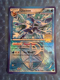 Glaceon - (City Championships) 023/116 Plasma Freeze Reverse Holo Pokemon - Image 1
