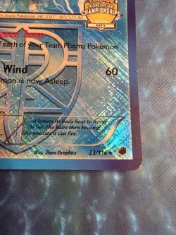 Glaceon - (City Championships) 023/116 Plasma Freeze Reverse Holo Pokemon - Image 2