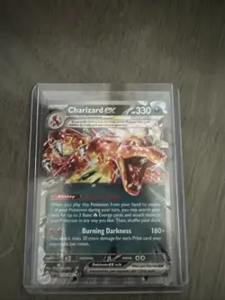 Pokemon TCG Charizard EX 054/091 SV04.5 Paldean Fates Double Rare NM Condition - Image 1