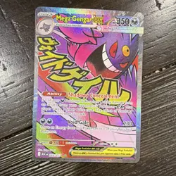 Pokemon Mega Gengar EX Full Art Holo 269/217 Psychic TAG 10 English - Image 1