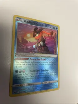 Pokemon Radiant Greninja Radiant Rare SWSH10:Astral Radiance 046/189 NM - Image 2