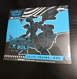 Pokemon TCG: Scarlet & Violet Black Bolt Elite Trainer Box Small Tear See Photos - Image 1