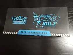 Pokemon TCG: Scarlet & Violet Black Bolt Elite Trainer Box Small Tear See Photos - Image 2