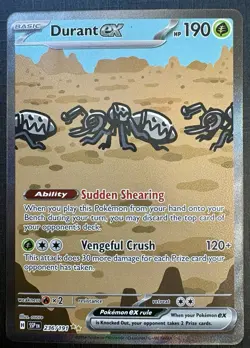 Durant EX Sir SPECIAL ILLUSTRATION RARE - 236/191 Surging Sparks Pokemon TCG - Image 1