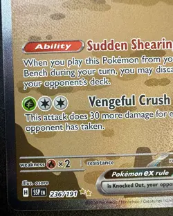 Durant EX Sir SPECIAL ILLUSTRATION RARE - 236/191 Surging Sparks Pokemon TCG - Image 4