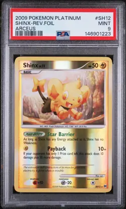 Shinx SH12 Secret Rare 2009 Pokemon Arceus PSA 9 - Image 1